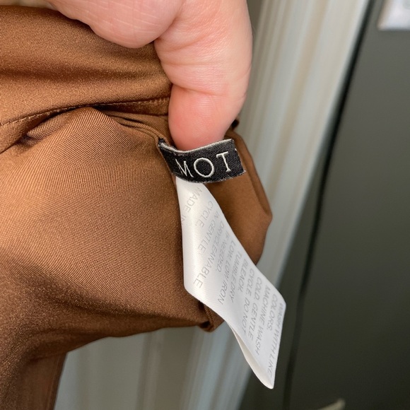 MOTF brown blouse short sleeve - Picture 2 of 6